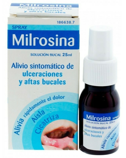 Reig Jofre Milrosine Spray Oral Solution 25 ml