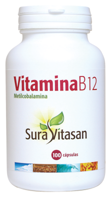 Sura Vitasan Vitamin B12 Methylcobalamin 500 mcg 100 Capsules