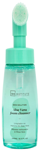 Idc Institute Aloe Vera Cleansing Foam with Exfobrush 240 ml