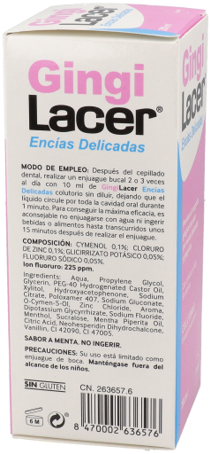 Gingilacer Mouthwash for Delicate Gums