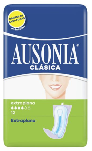 Ausonia Extra Flat Normal Compresses 12 Units