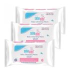 Baby Cleansing Wipes 3 x 60 Units