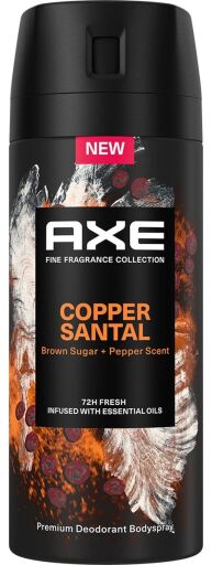 Axe Santal Copper Body Spray Deodorant 150 ml