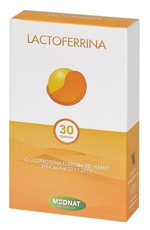 Mednat Nutrici&oacute;n Lactoferrin 30 Capsules