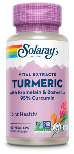Solaray Turmeric Turmeric Root Extract 60 Capsules