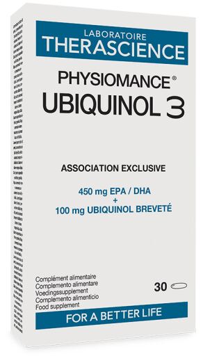 Therascience Physiomance Ubiquinol 3 30 Capsules