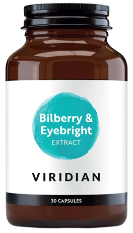Viridian Bilberry and Eyebright 30 Capsules