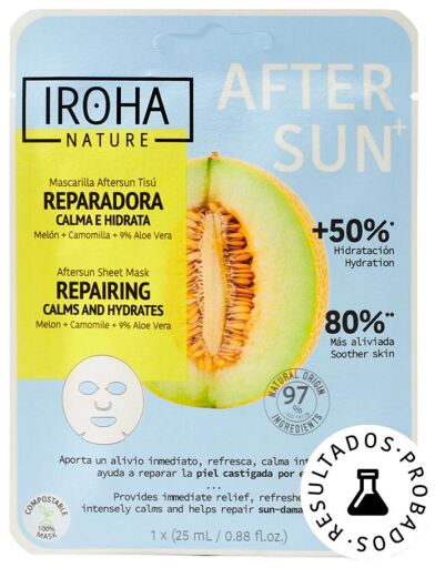 Iroha Nature Aftersun Repairing Melon Mask