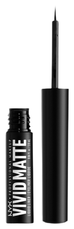 NYX Vivid Matte Liquid Eyeliner Black 2 ml