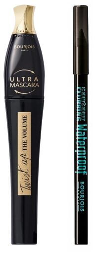Bourjois Paris Twist Up Mascara + Contour Clubbing Eyeliner Set 2 Pieces