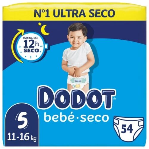 Dodot Dry Baby Diapers T5 11-16 Kg 54 Units