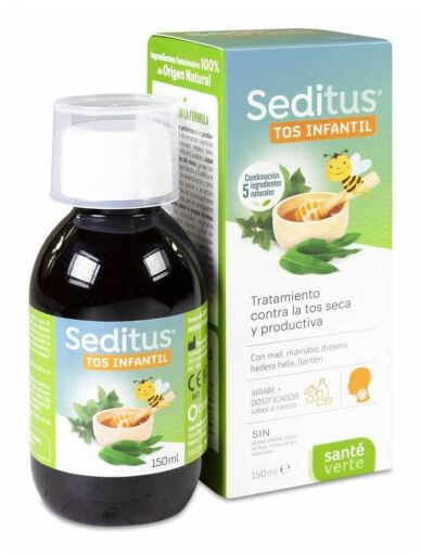 Sant&eacute; Verte Seditus Children's Cough Syrup 150 ml