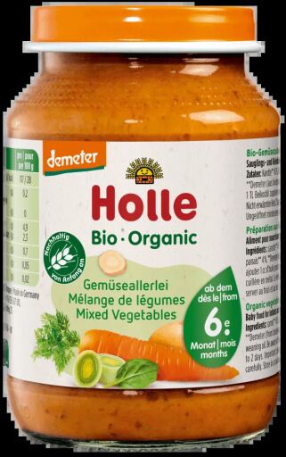 Holle Jar of Mixed Vegetables 190g