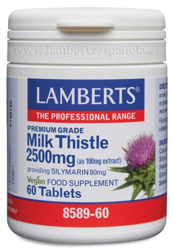 Lamberts Milk Thistle 2500 mg 60 Capsules