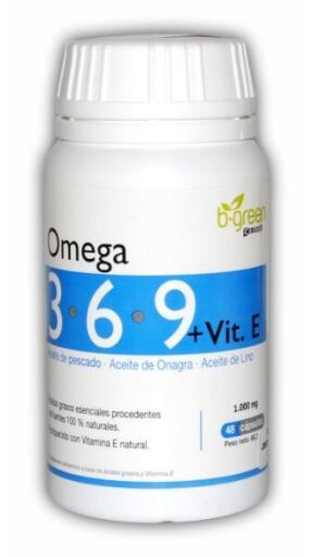 B.green Omega 3-6-9 + Vit E 48 Capsules