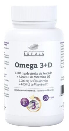 Betula Omega 3+D 60 Capsules