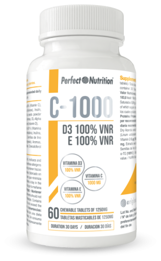 Gen Professional Vitamin C-1000 + Vit E + Vit D3 60 Tablets