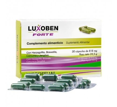 Hidrotelial Luxoben Forte 818 mg 30 Capsules