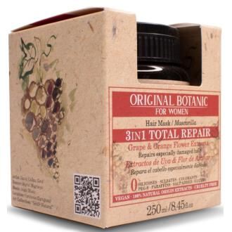 Original Botanic Total Repair Women 3 In 1 Damaged Mask 250 gr