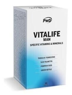 PWD Nutrition Vitalife Man 60 Capsules