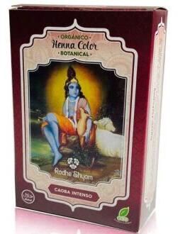 Radhe Shyam Henna Color Botanical Powder Dye Intense Mahogany 100 gr
