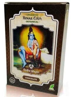Radhe Shyam Henna Color Botanical Powder Dye Chocolate 100 gr