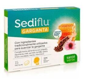 Sant&eacute; Verte Sediflu Throat 15 Lozenges