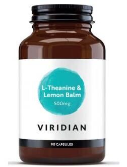 Viridian L-Theanine-Melissa 90 Vegetable Capsules