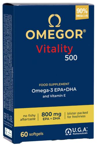 Omegor Vitality 500 60 Capsules