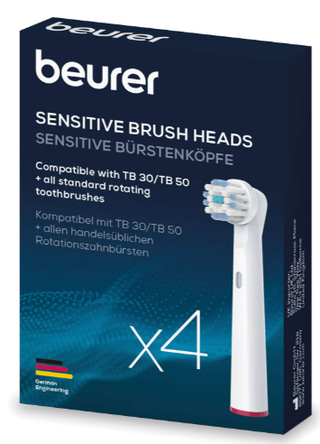 Beurer Sensitive Removable Head 4 Units