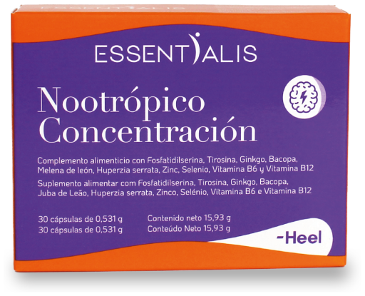 Heel Essentialis Nootropic Concentration 30 Capsules