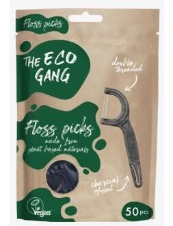 The Eco Gang Floss Pick Active Carbon 50 Units