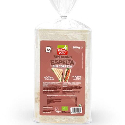 La Finestra sul Cielo Spelled Bread Without Crust 300 gr