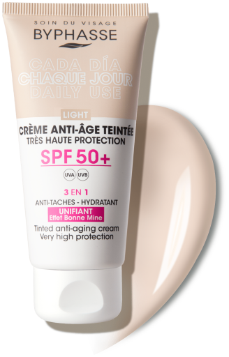 Anti-Aging Facial Cream With Color SPF50+ 50 ml