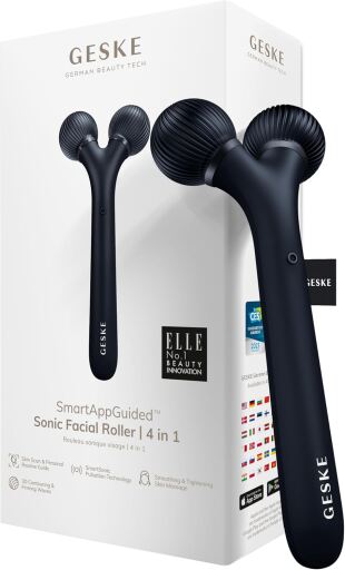 Geske Smart App Guided 4-in-1 Sonic Facial Roller