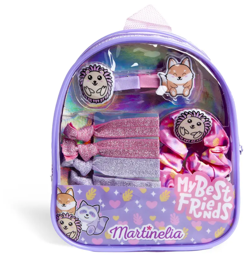 Martinelia My Best Friends Backpack Pencil Case 8 Pieces