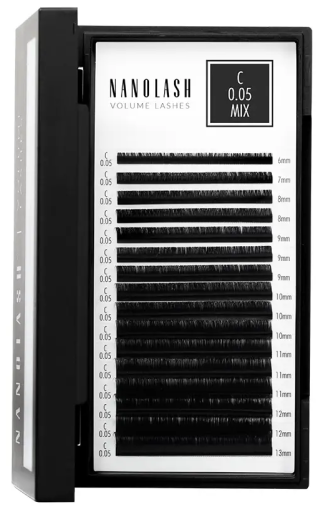 Nanolash Volume Lashes False Eyelashes 0.05 C 1 Unit