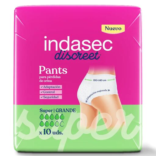 Indasec Discreet Pant Super Large 10 Units
