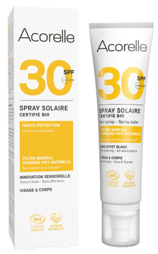 Acorelle Bio Mineral Filter Solar Spray SPF 30 100 ml
