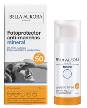 Bella Aurora Solar Mineral Spf50 Anti-Stain Sensitive Skin 50 ml