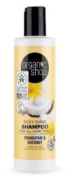 Organic Shop Franchipan-Coconut Shampoo All Hair Types 280 ml