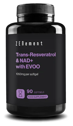 Trans Resveratrol-Nad+ with EVOO 90 Capsules