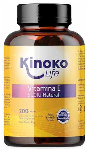 Kinoko Life Vitamin E-500 IU 200 Capsules