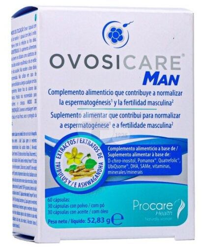 Ovosicare Man 30 Powder Capsules + 30 Oil Capsules