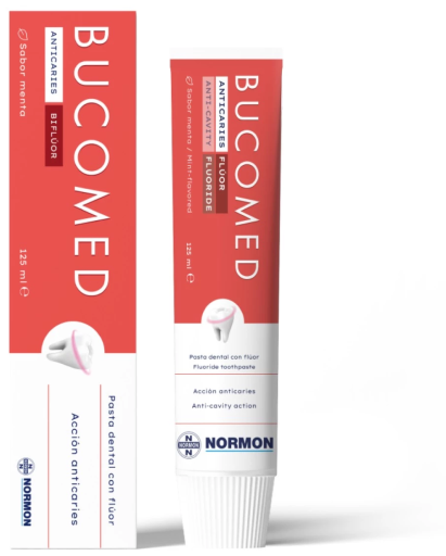 Normon Bucomed Anticaries Paste Pack 2 x 125 ml