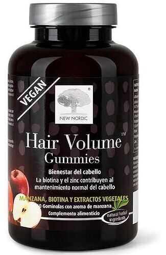 New Nordic Hair Volume Apple Scent 60 Gummies