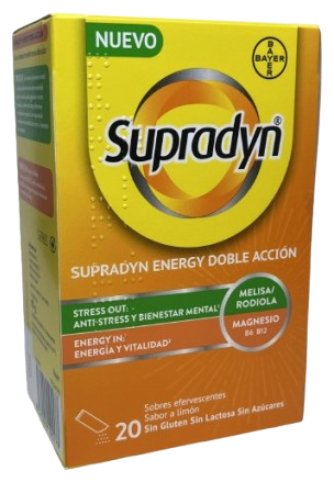 Supradyn Energy Double Action 20 Effervescent Sachets