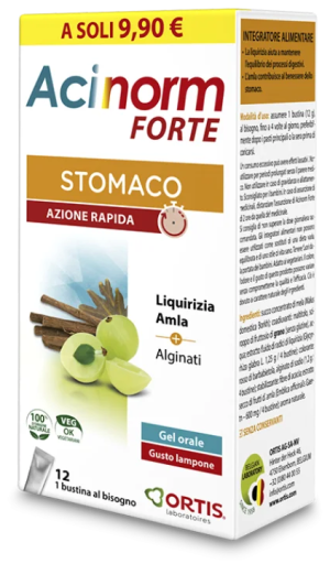 Ortis Acinorm Forte Gel Sachets 12 x 12 gr