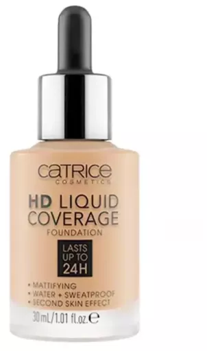 Catrice Cosmetics Hd Liquid Coverage Base Foundation Nude Beige 30 ml
