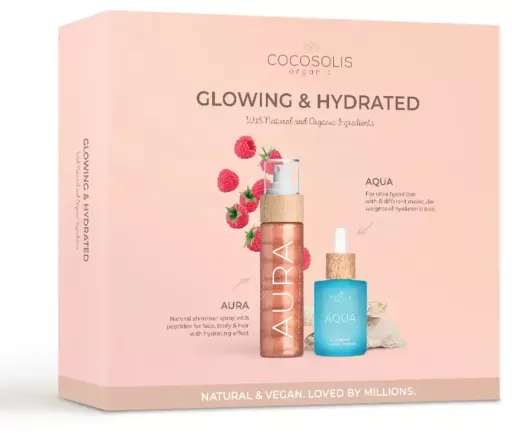 Cocosolis Glowing & Hydrated 2 Piece Case